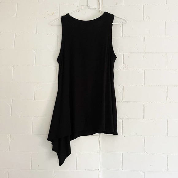 THEORY Drapey Scoop Neck Tank Black Small S - Picture 6 of 8